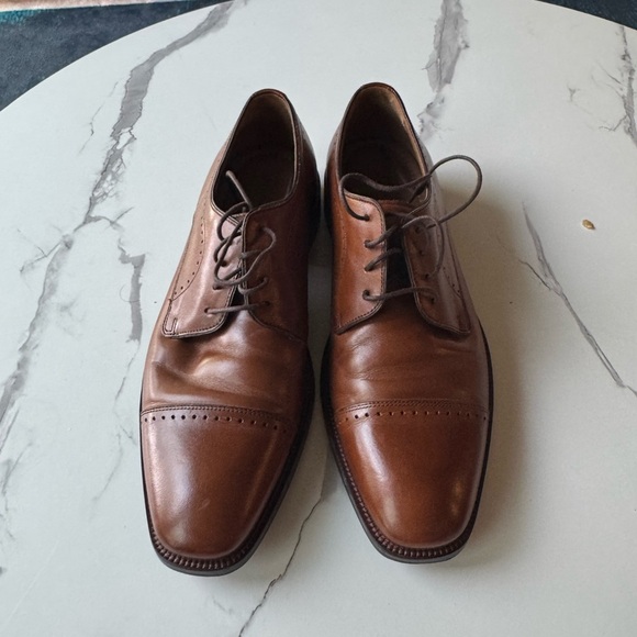 Johnston and Murphy Men's 8.5M Novick Cap Toe Lace Up Oxford Shoes(59 2540) - Picture 1 of 11